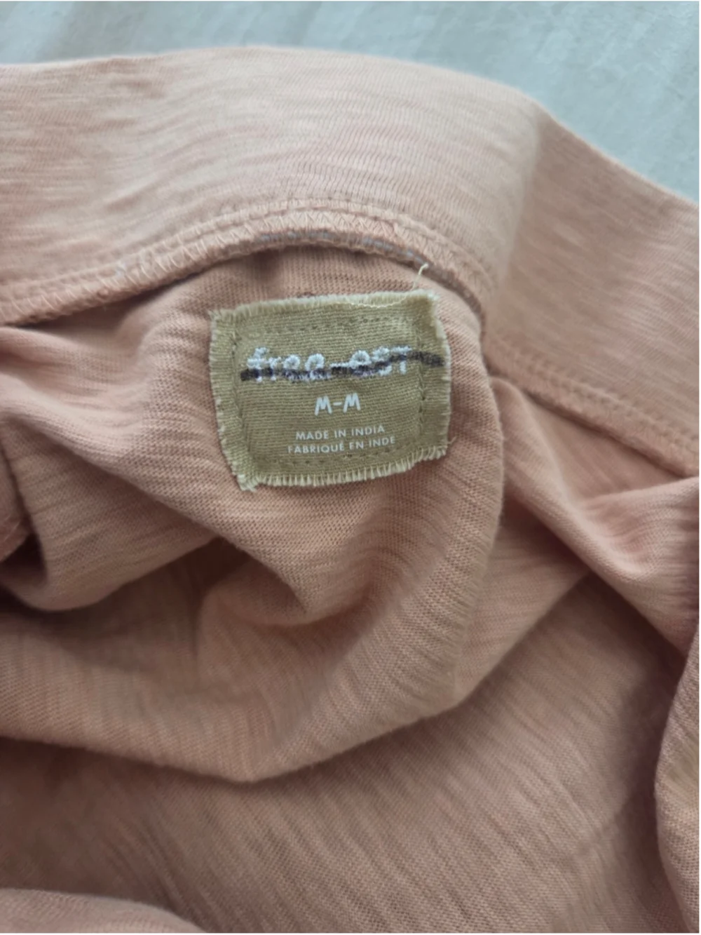 Women's Free People Mini Skirt in Pale Salmon size Medium
